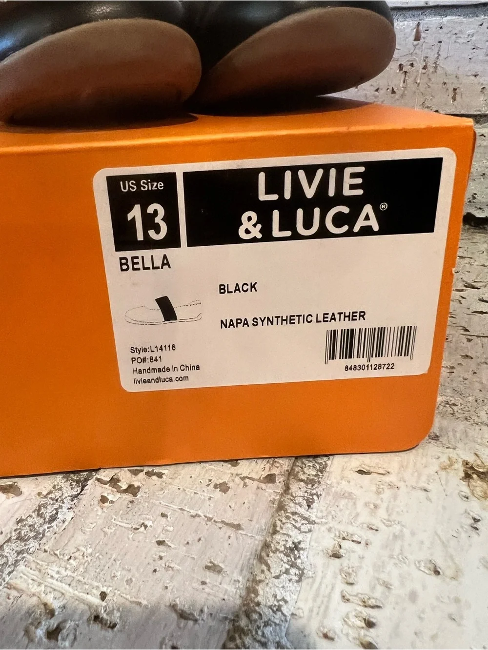 Livie & Luca Bella Black Girls Mary Jane Shoes with Elastic Strap Size 13